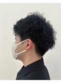 波打ち無造作パーマ