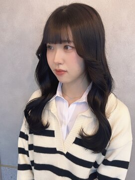ルームバイシー 新宿(Loom. by Sea) 韓国風前髪×レイヤーカット【髪質改善/新宿/レイヤーカット】