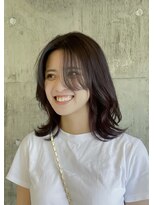 ハーフアンドハーフ(HALF and HALF)&nbsp;暖色カラー/ボルドー/ラベンダーカラー/レイヤーカット