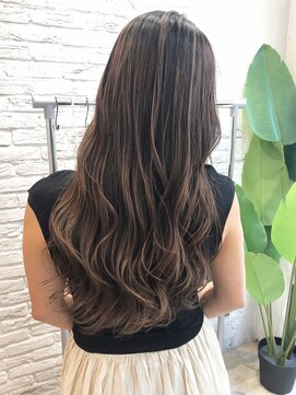 ピヨン 心斎橋(piLLon) ハイライト×グレージュ