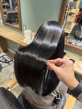 パリオ バイ コレット(Palio by collet) 髪質改善METEOストレート×Greige【グレージュ】　5トーン