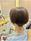 ショート/ハンサムショート/白髪ボカシ