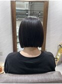 【qumu横浜】パツっとボブ×切りっぱなしボブ