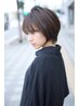 【白髪染め】ケア根元カラー＋美髪カット＋カラーケア専用トリートメント
