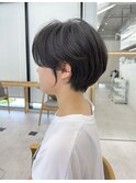 似合わせカット/ショートボブ/小顔ヘア/メルティカラー/くせ毛
