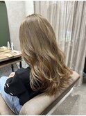ブリーチ一回ミルクティーベージュ『TELA HAIR つくば研究学園』