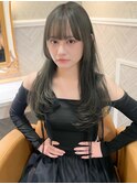 1★Shina/韓国美髪ワイドバングレイヤー髪質改善縮毛矯正銀座