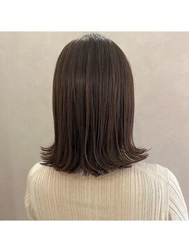 アンドワン 自由が丘(&ONE) 【&ONE 自由が丘】切りっぱなし × シアーグレージュ