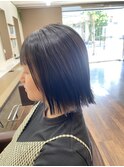 切りっぱなしボブ