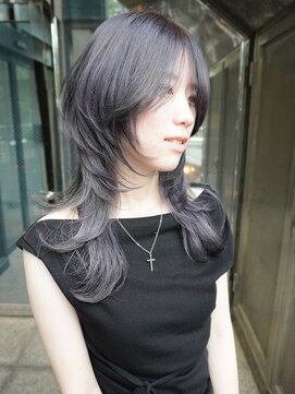 デコ(DECO) sheer gray × hush cut
