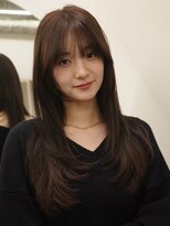 ノイカーム(noi Calm)&nbsp;髪質改善トリートメントミルクティーベージュカラーくびれヘア