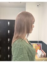 ヘアーブレイス(hair brace)&nbsp;2ブリーチ　ミルクティーベージュstylist聖斗