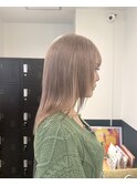 2ブリーチ ミルクティーベージュstylist聖斗