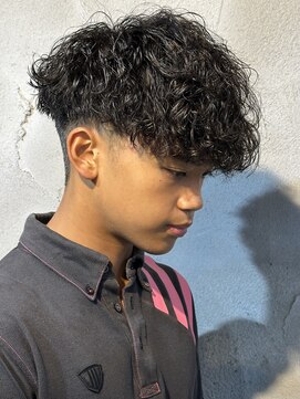 ニアウ 高崎店(Niau) スペインカールメンズパーマメンズマッシュ海外数パーマ群馬高崎