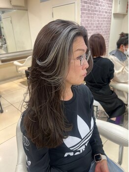 ショコララテの写真/【白髪ぼかしハイライト】年齢を重ねる度に変化する髪のお悩みに向き合い、理想のスタイルをご提案します◎