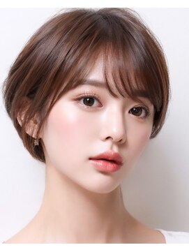 アグ ヘアー ネスト 茨木店(Agu hair nest) 大人可愛い20代30代40代丸み小顔ショートボブマッシュ
