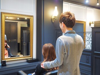クレア ベレッツァ(CREA BELLEZZA)の写真/ベテランスタイリストによるマンツーマンサロン*全席半個室だから、大型店が苦手な方にオススメ◎