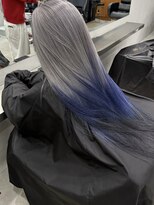 ウェイビーズ(WAVY'S)&nbsp;シルバーアッシュ/ホワイトシルバー/ネイビーブルー