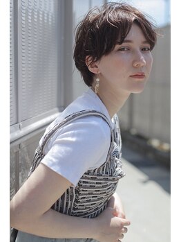 ジュノ イオン鹿児島店(Juno)の写真/旬のボブやショート系も、お家で可愛く再現できるように★カット技術で再現性の高いスタイルへ♪