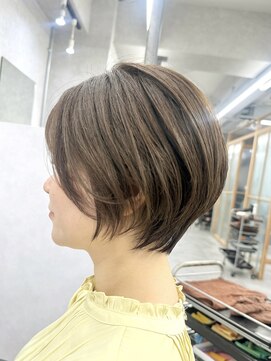 ヘアサロン ドットプラス 町田店(dot. plus) 大人ショート×グレージュ【フジタアヤコ】