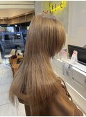 ダブルカラー　ベージュ
