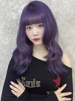ロエ 大宮(LOE) ミルクティーブロンド/ダークブルー/ワンホンレイヤー