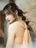 シャルメ 三宮店(CHARMER)&nbsp;ルーズ編みポニー
