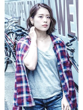 エイト プラット 渋谷2号店(EIGHT plat) 【EIGHT plat】スポンテニアス×セミウェット×グレージュ★★