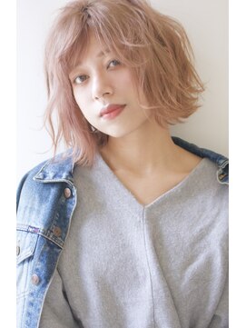 テーラ(tela) 【tela】クリスタルピンクベージュ・ラフボブ【溝の口】