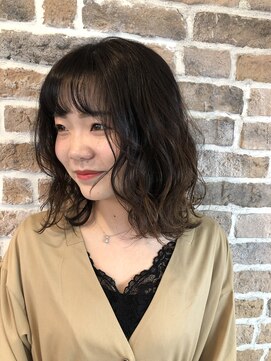 エフユーデー(FUD) グラデーションアッシュカラー/抜け感ヘア/透けバング