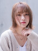 ラべリー 池袋(LOVELEY)&nbsp;透け感ベージュ　ブリーチ　【池袋】