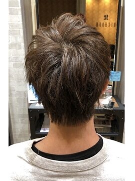 アヴァンス 天王寺店(AVANCE.) 襟足スッキリショート×ミルクティーベージュ