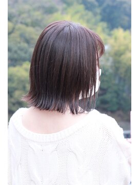 ビアージュ(Viage) #ショート #外はねボブ #切りっぱなしボブ #暗髪 #透明感カラー