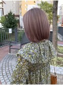 ハイトーンカラー ミルクティーピンク