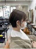 ショート/丸みショート/似合わせカット/アースカラー