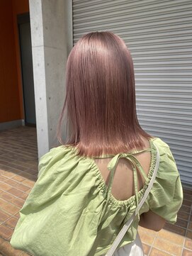 イノセンス 西宮北口店(innocence) 【2ブリーチ】ほんのりピンクなベージュカラー