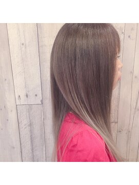 キャンディーエッグ(Candy egg) ホワイトシルバーハイライトグラデ☆福岡久留米