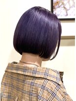 レニーバイエース(LANY by ACE)&nbsp;【LANY 横浜】丸みボブ×ディープパープル