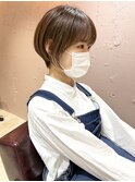 *滝田*丸みショートボブ20代30代40代大人かわいいレイヤーウルフ