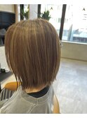 大人の切りっぱなしハイライト