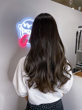 キーゴ 博多(KY-GO.) ラベンダーブラウン×レイヤースタイル