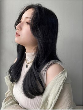 プアメリア 名古屋(Puamelia) トリートメント ブリーチなしダブルカラー 前髪縮毛矯正