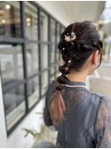 あみおろしアレンジ/結婚式アレンジ