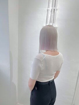 ミュー(Mu) ホワイトカラー/ペールピンク