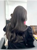 韓国風レイヤーカット顔まわりくびれオルチャン堀江
