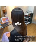 [髪質改善]ノンダメージ縮毛矯正+カット
