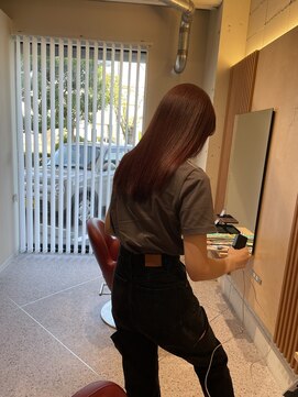 レイニシーエスエス(Rei2css) ブリーチなし｜ワインレッドカラー