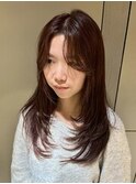 王道ロングレイヤー！束多めがかわいいっ