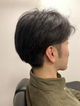 理容 おとべ ツーブロックカット