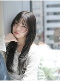 レイヤーカット／ナチュラル／モテ髪/銀座/ロングレイヤー